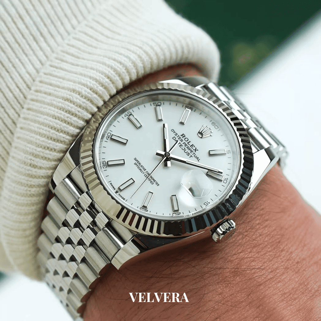 Montre Homme - Datejust 41 Blanc