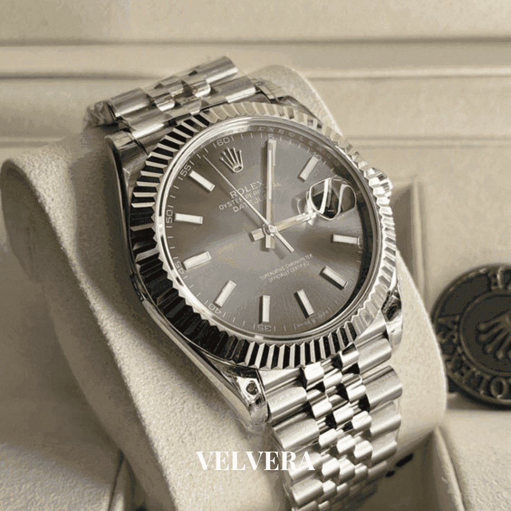 Montre Homme - Datejust 41 Gris - VELVERA