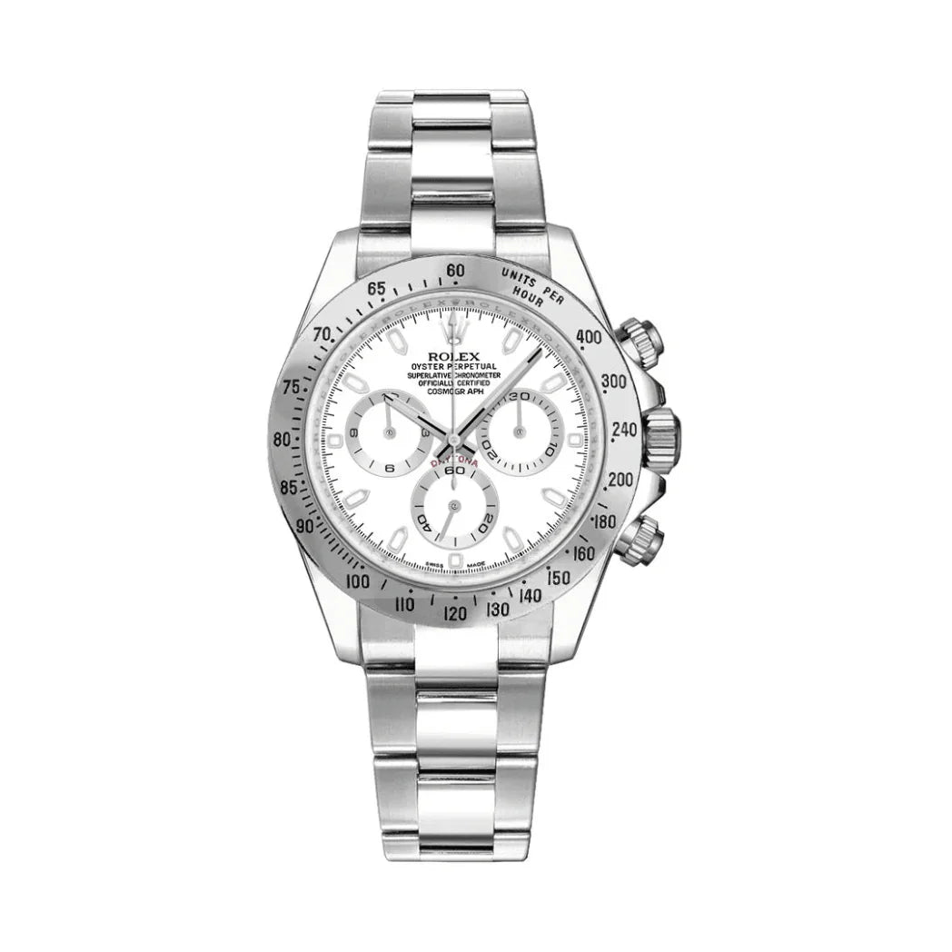 Montre Homme - Daytona White Steel
