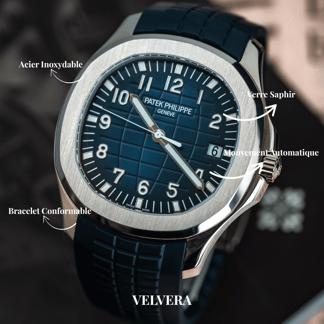 Montre Homme - Patek Aquanaut Bleu