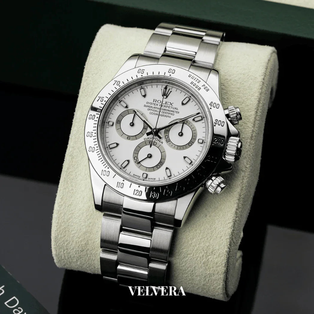 Montre Homme - Daytona White Steel