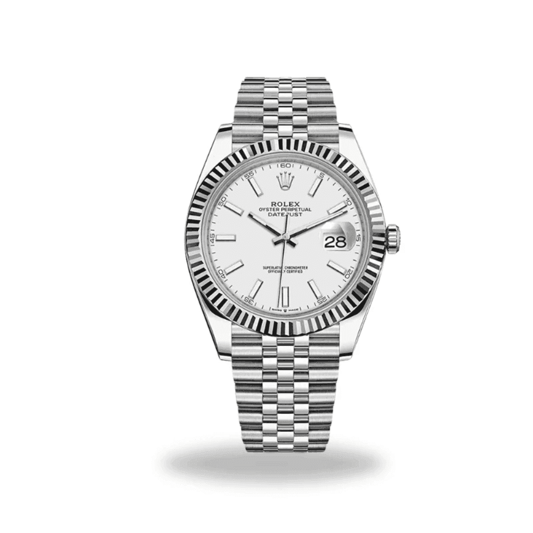Montre Homme - Datejust 41 Blanc - VELVERA