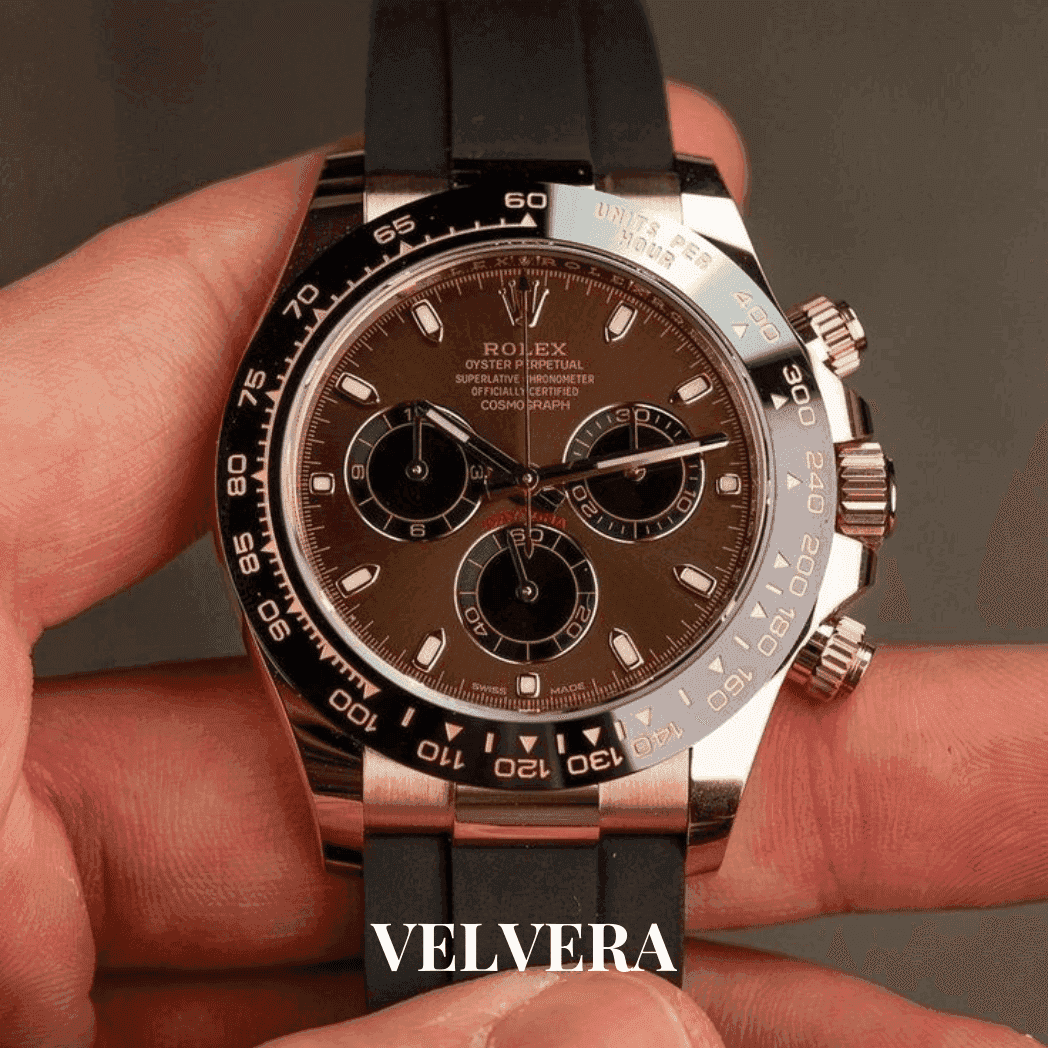 Montre Homme - Daytona Oysterflex Chocolate Dial - VELVERA