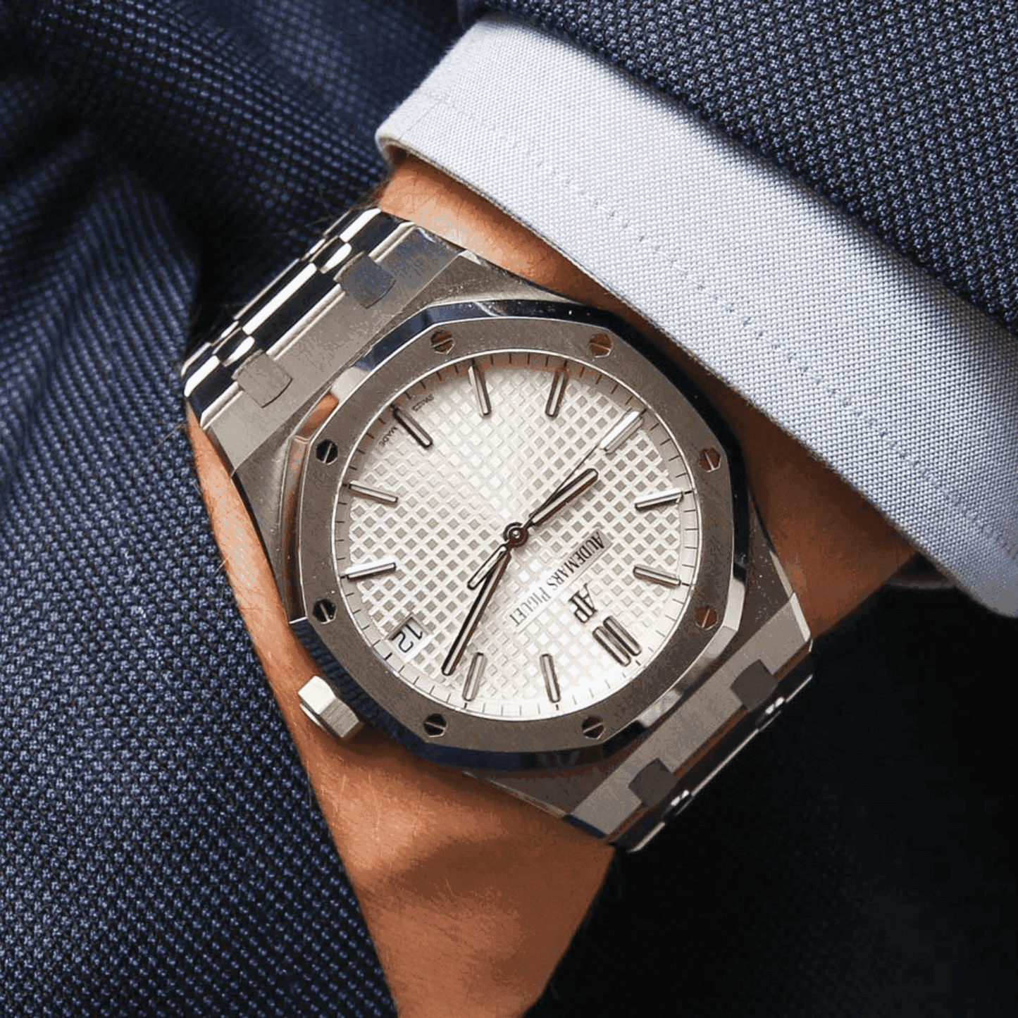 Montre Homme AP Royal Oak - Blanc 41mm - VELVERA
