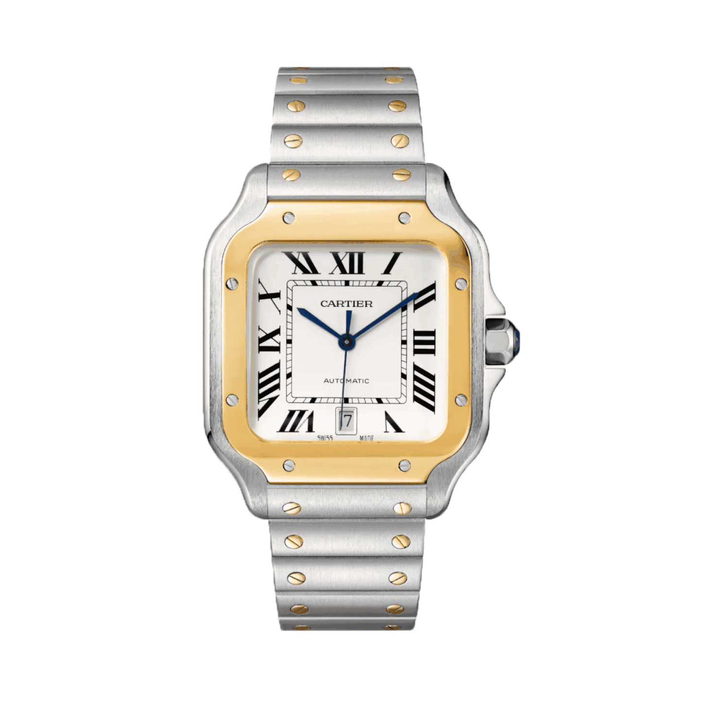 Montre Homme - Cart Santos Acier & Or - VELVERA