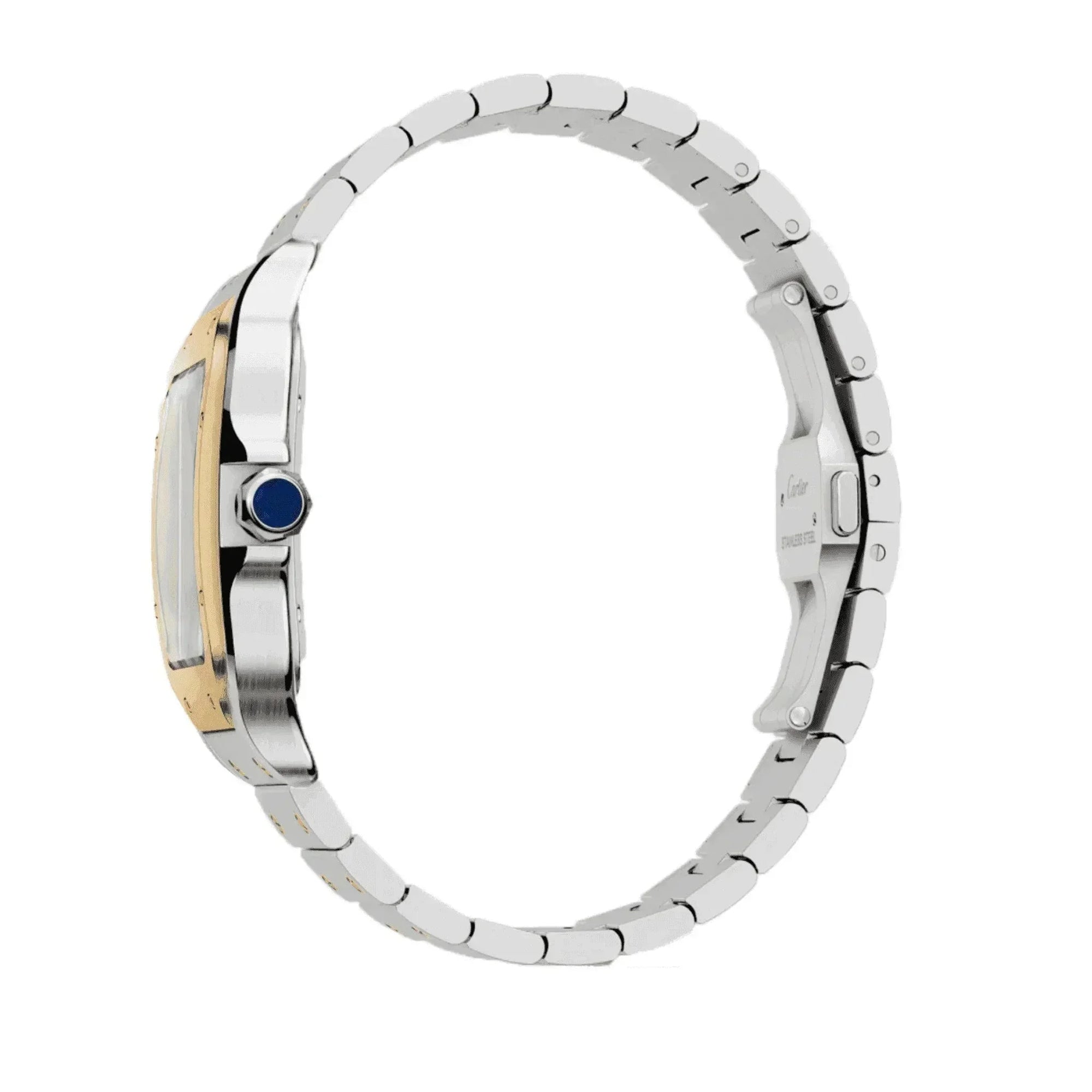 Montre Homme - Cart Santos Acier & Or - Ma boutique