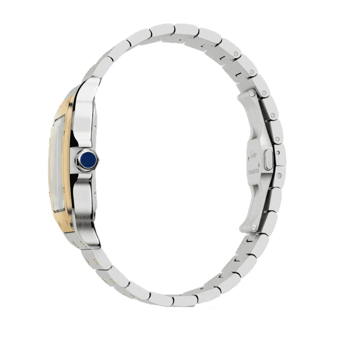 Montre Homme - Cart Santos Acier & Or