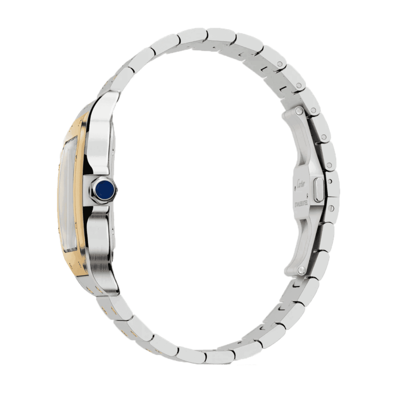 Montre Homme - Cart Santos Acier & Or - VELVERA