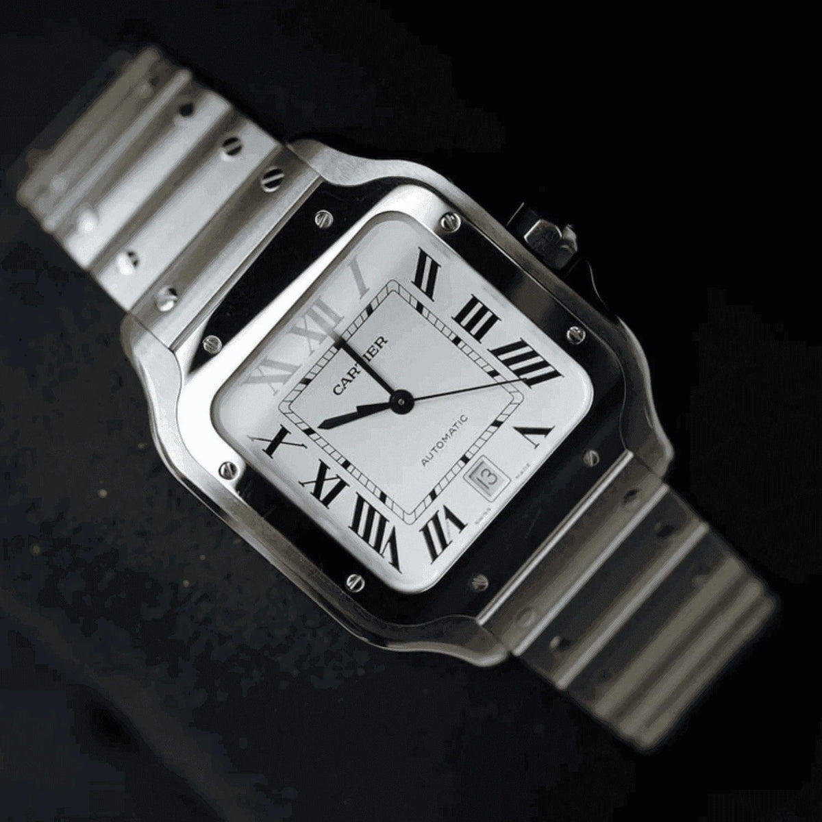 Montre Homme - Cart Santos Blanc
