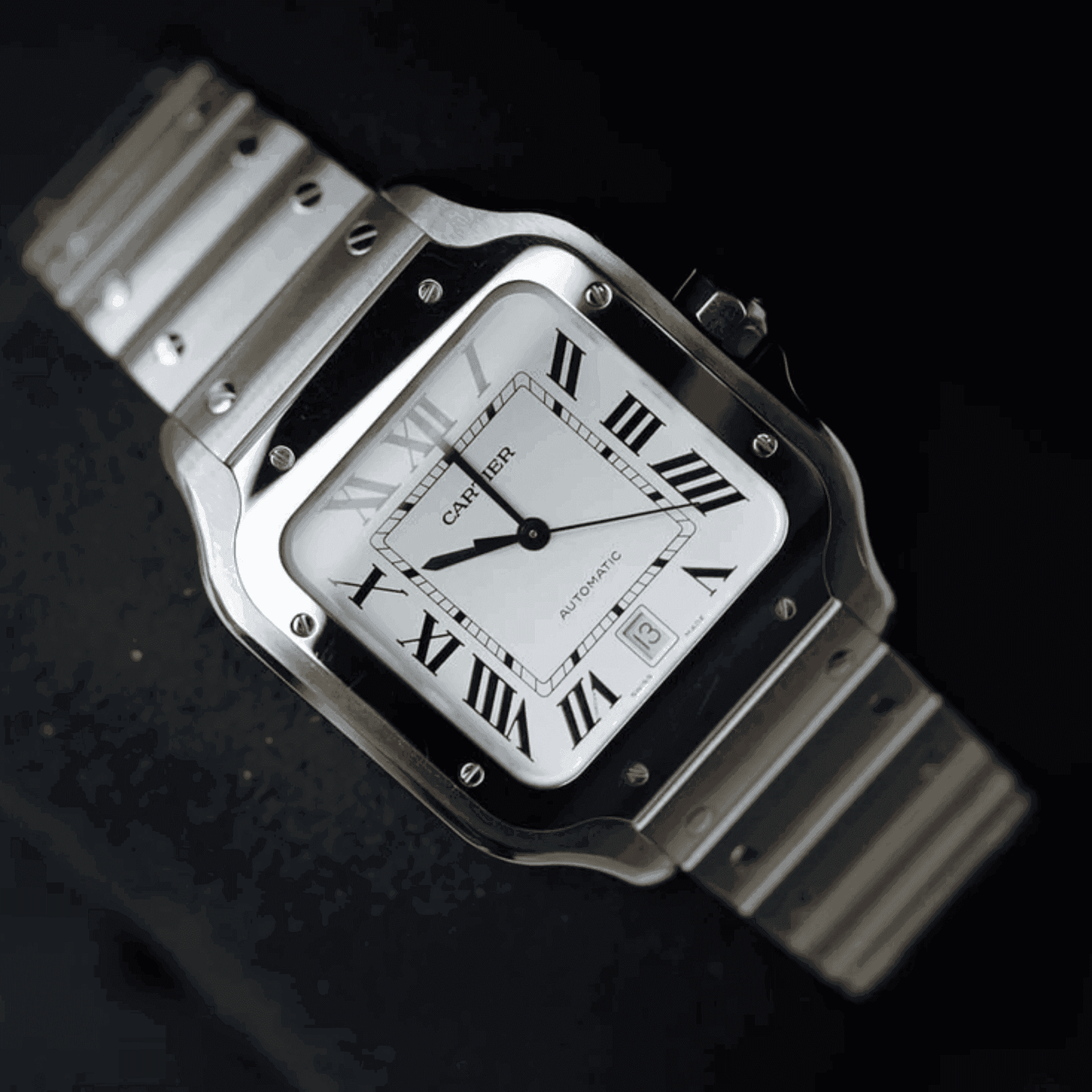 Montre Homme - Cart Santos Blanc - VELVERA