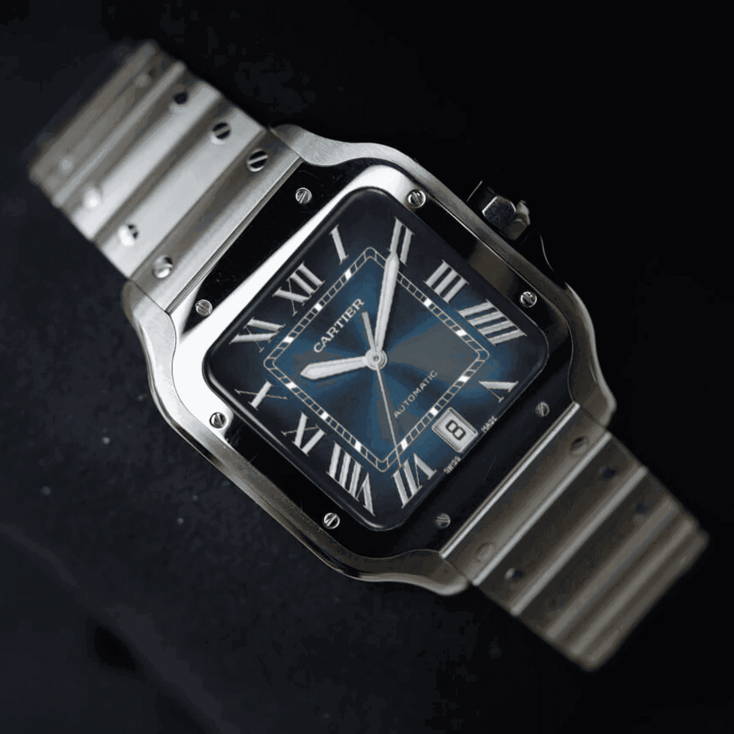 Montre Homme - Cart Santos Bleu - VELVERA