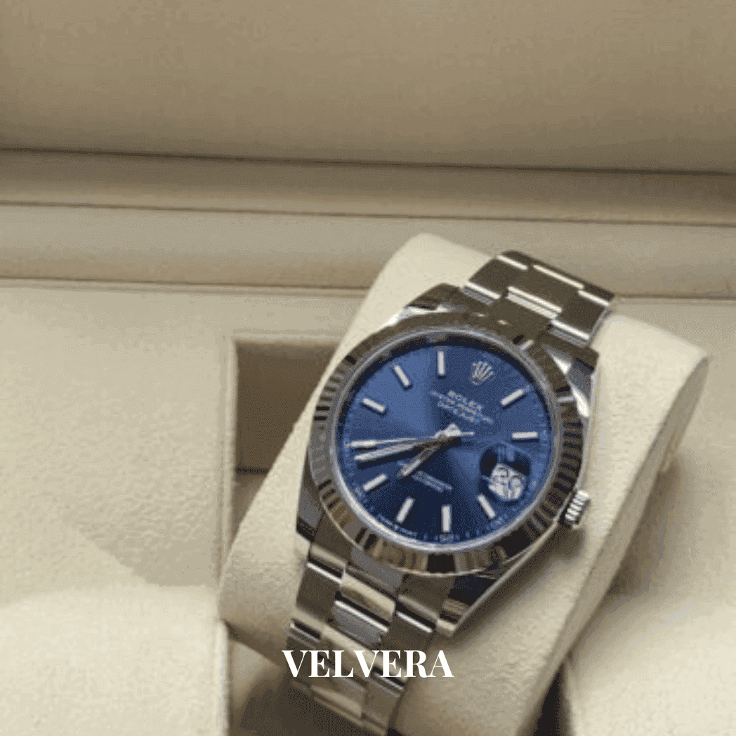 Montre homme - Datejust 41 Bleu - VELVERA
