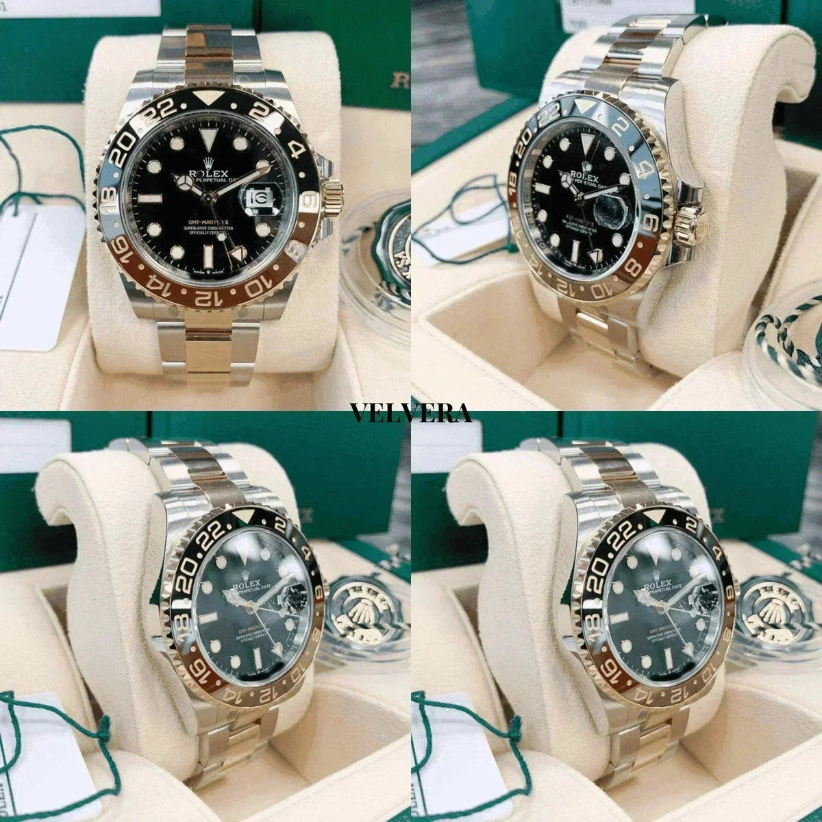 Rolex GMT-Master II Root Beer 126711 CHNR men's watch two-tone bezel in display box