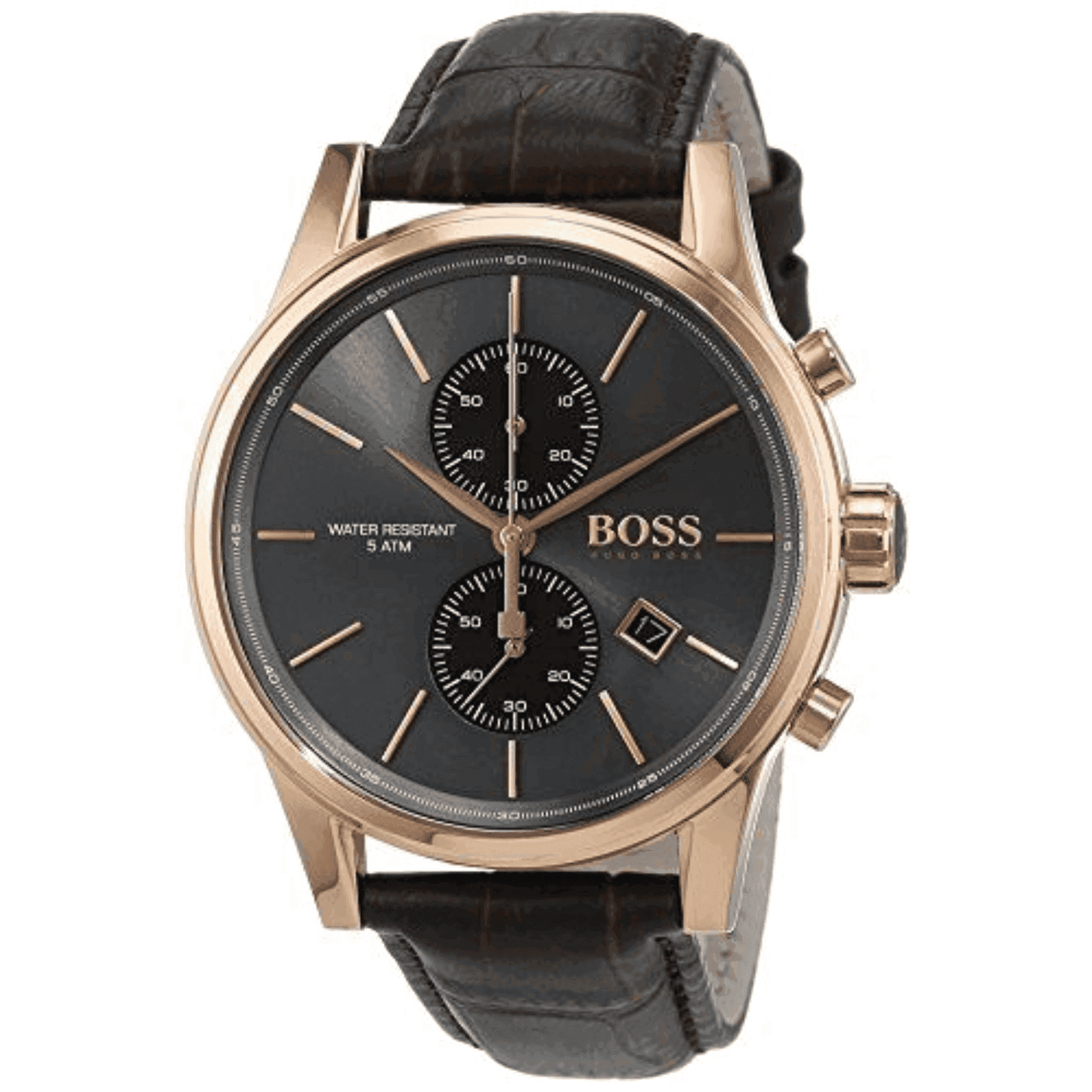 Montre Homme HB - Jet 1513281 Chronographe Marron - VELVERA