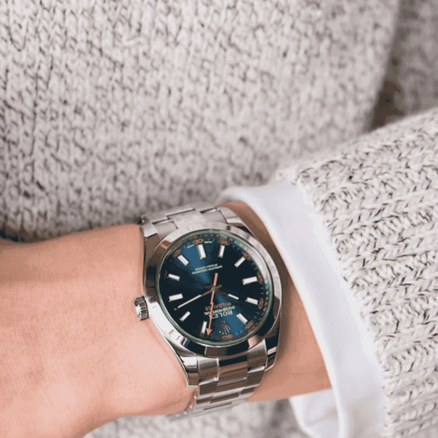 Montre Homme Milgauss - Fond Bleu 116400GV - VELVERA