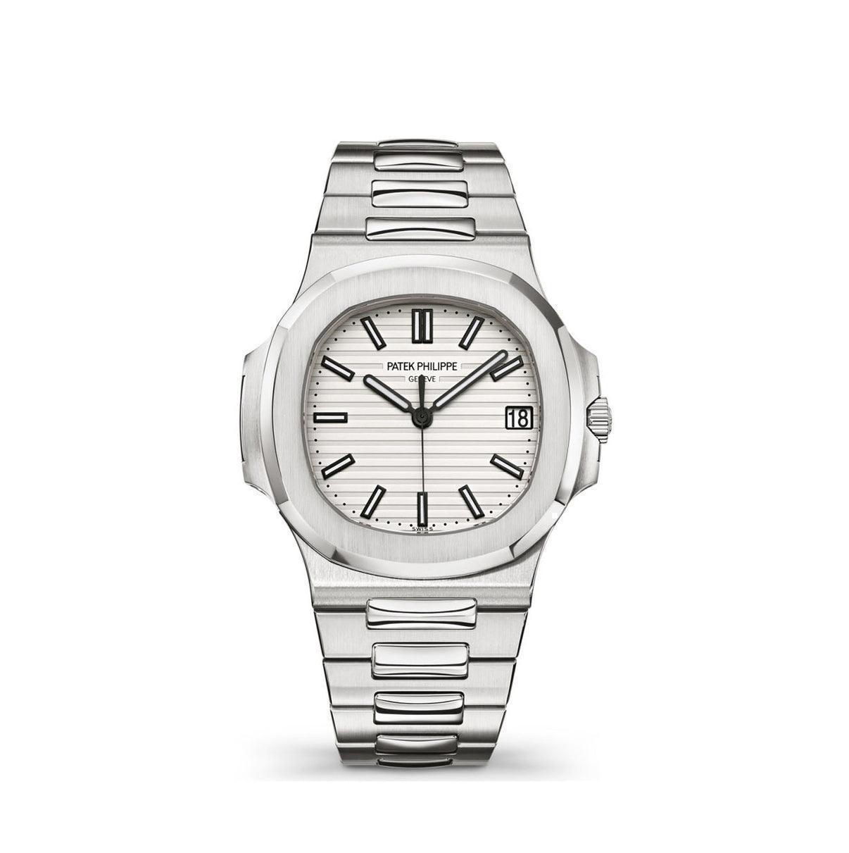 Montre Homme - Patek Nautilus Blanc - VELVERA