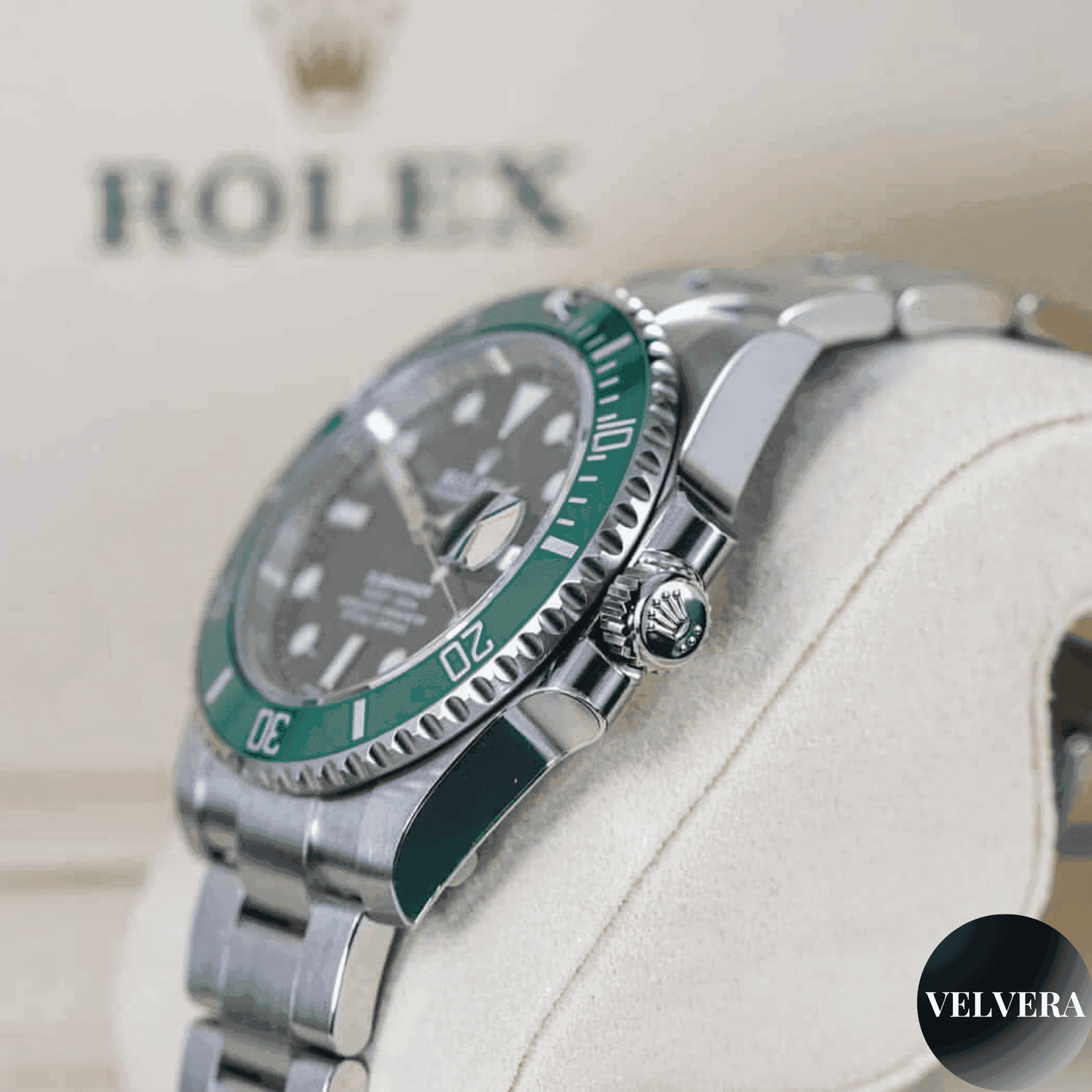 Montre Homme - Submariner Vert "Hulk" - VELVERA