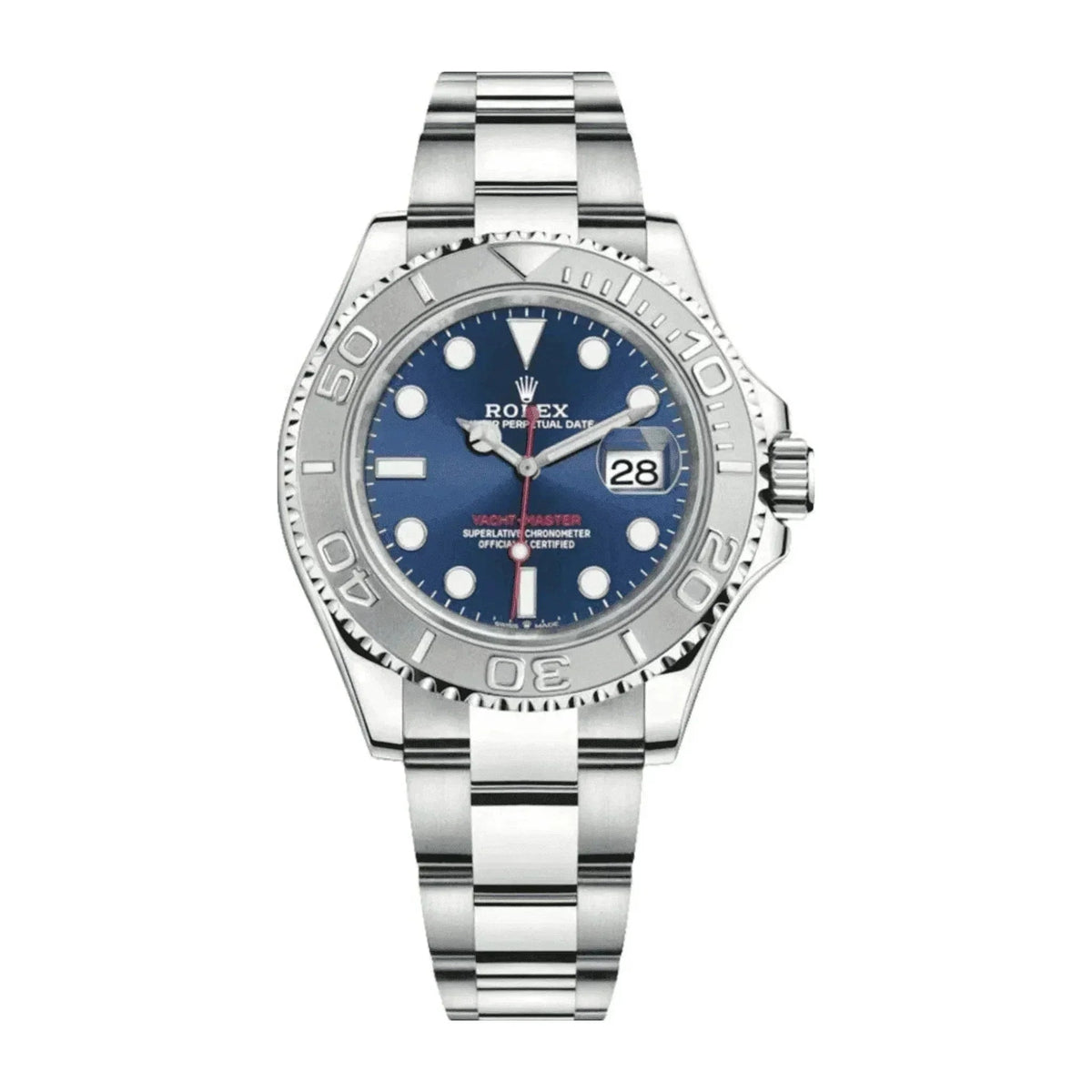 Rolex Yacht-Master 126622 men's watch with blue dial and stainless steel bracelet