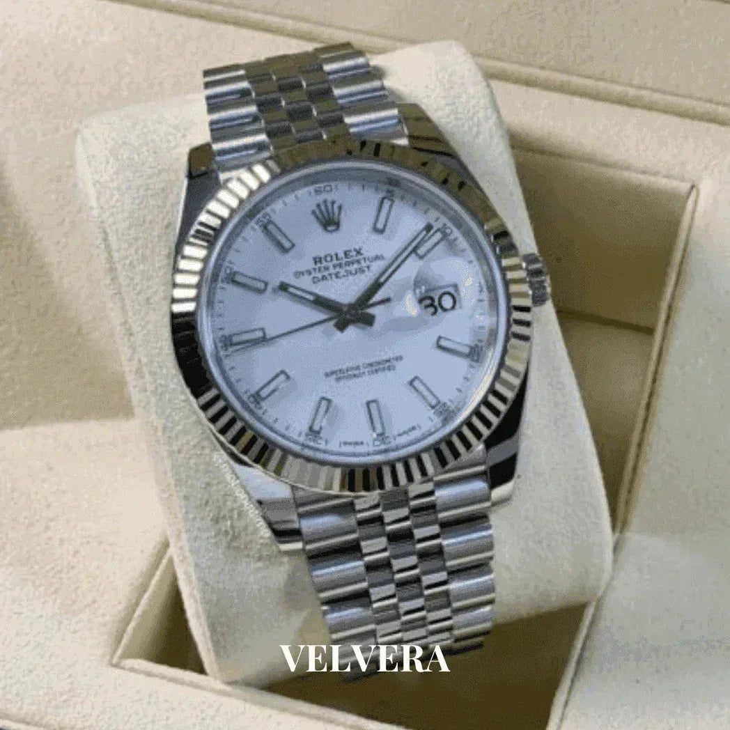 Montre Homme - Datejust 41 Blanc - Ma boutique