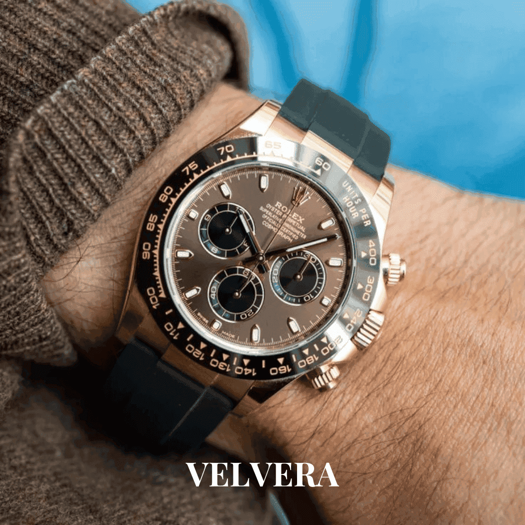 Montre Homme - Daytona Oysterflex Chocolate Dial - VELVERA