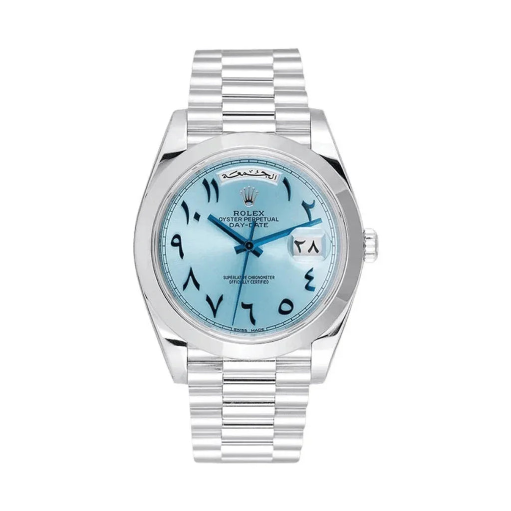 Montre Homme - Day-Date Arabic Blue Dial - Ma boutique