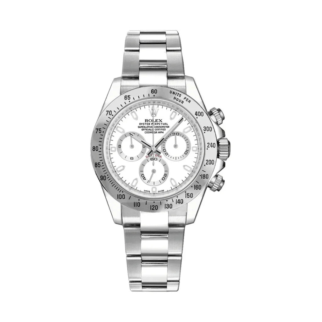 Montre Homme - Daytona White Steel