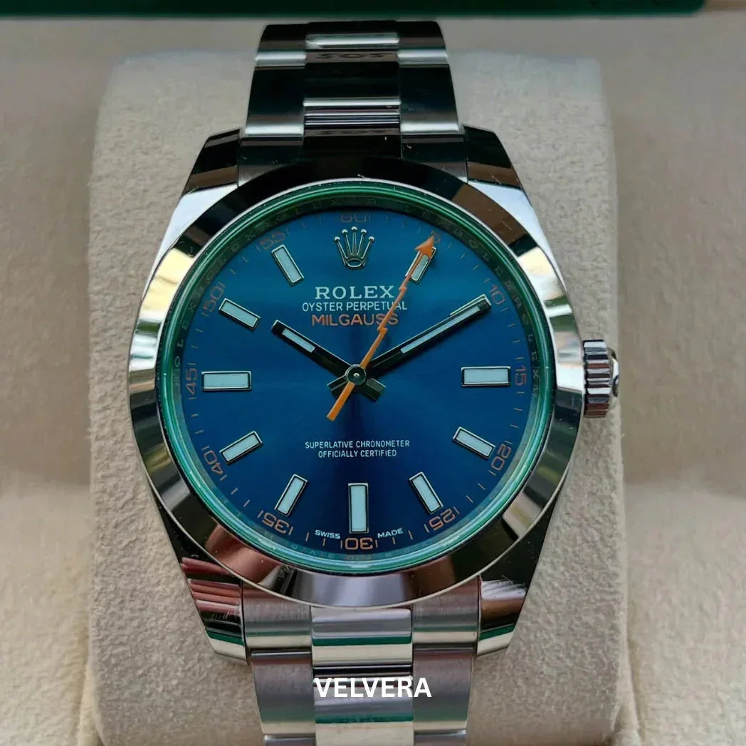 Montre Homme Milgauss - Fond Bleu - Ma boutique