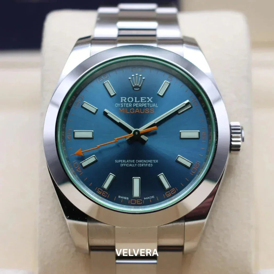 Montre Homme Milgauss - Fond Bleu - Ma boutique