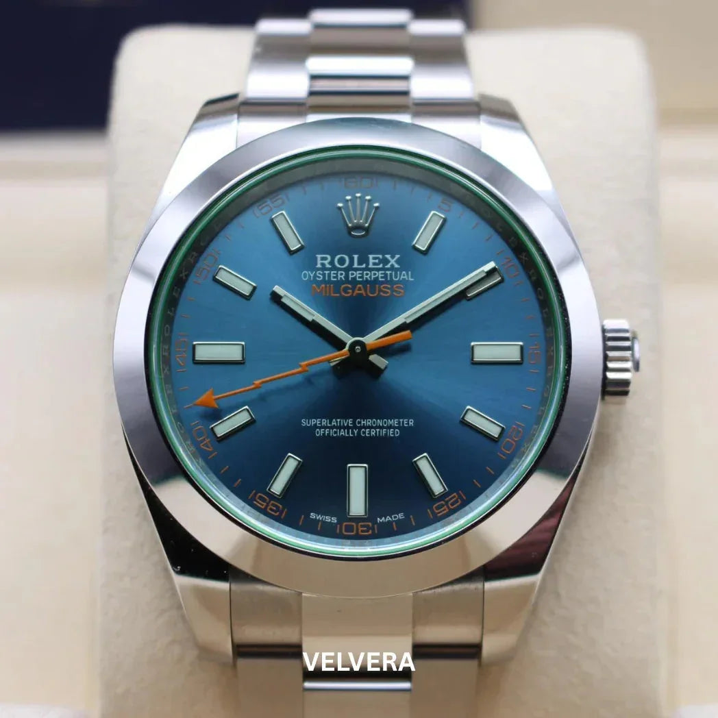 Montre Homme Milgauss - Fond Bleu - Ma boutique