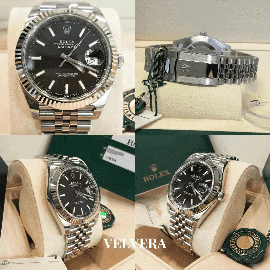 Montre Homme - Datejust 41 Noir - VELVERA