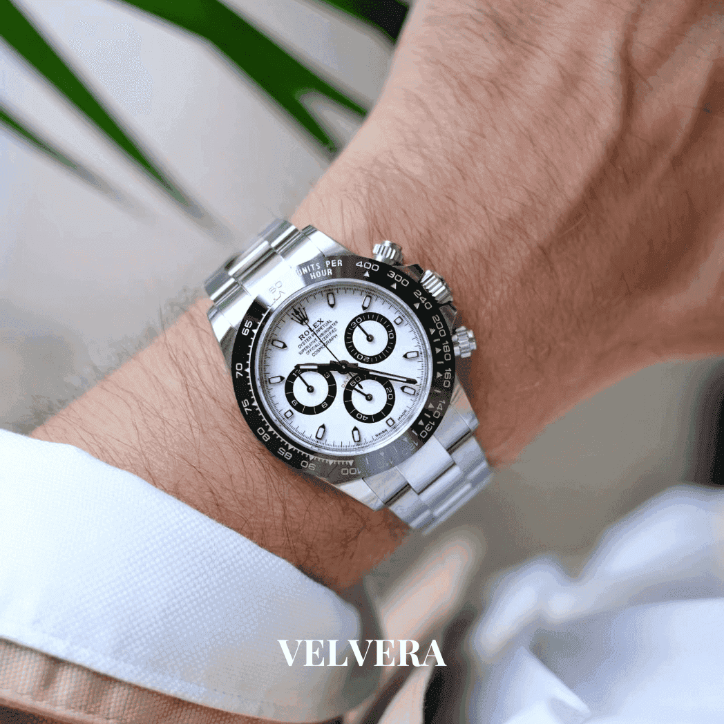 Montre Homme - Daytona Panda et Noir - VELVERA