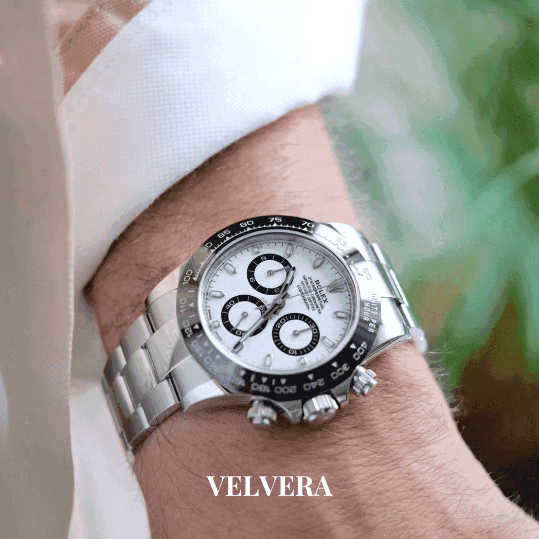 Montre Homme - Daytona Panda et Noir - VELVERA