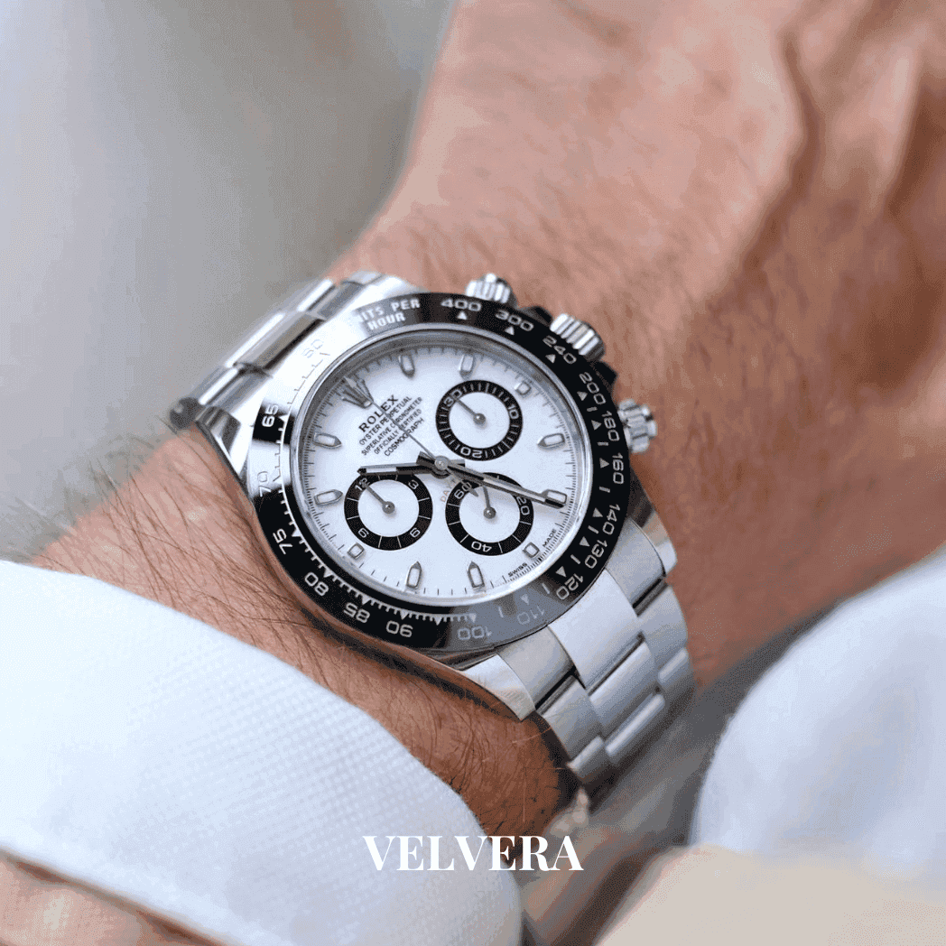 Montre Homme - Daytona Panda et Noir - VELVERA