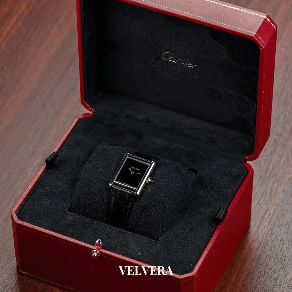 Montre Femme - Tank Must Noir & Gold - Ma boutique