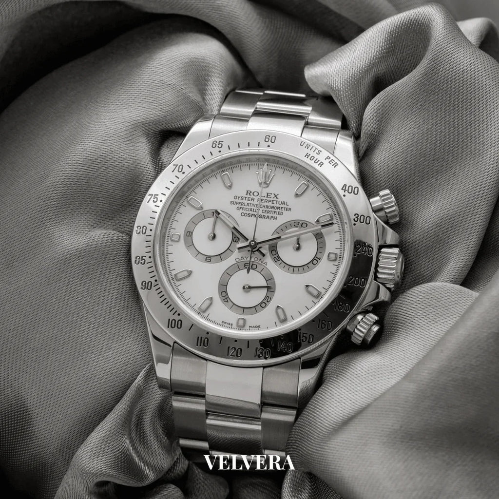 Montre Homme - Daytona White Steel