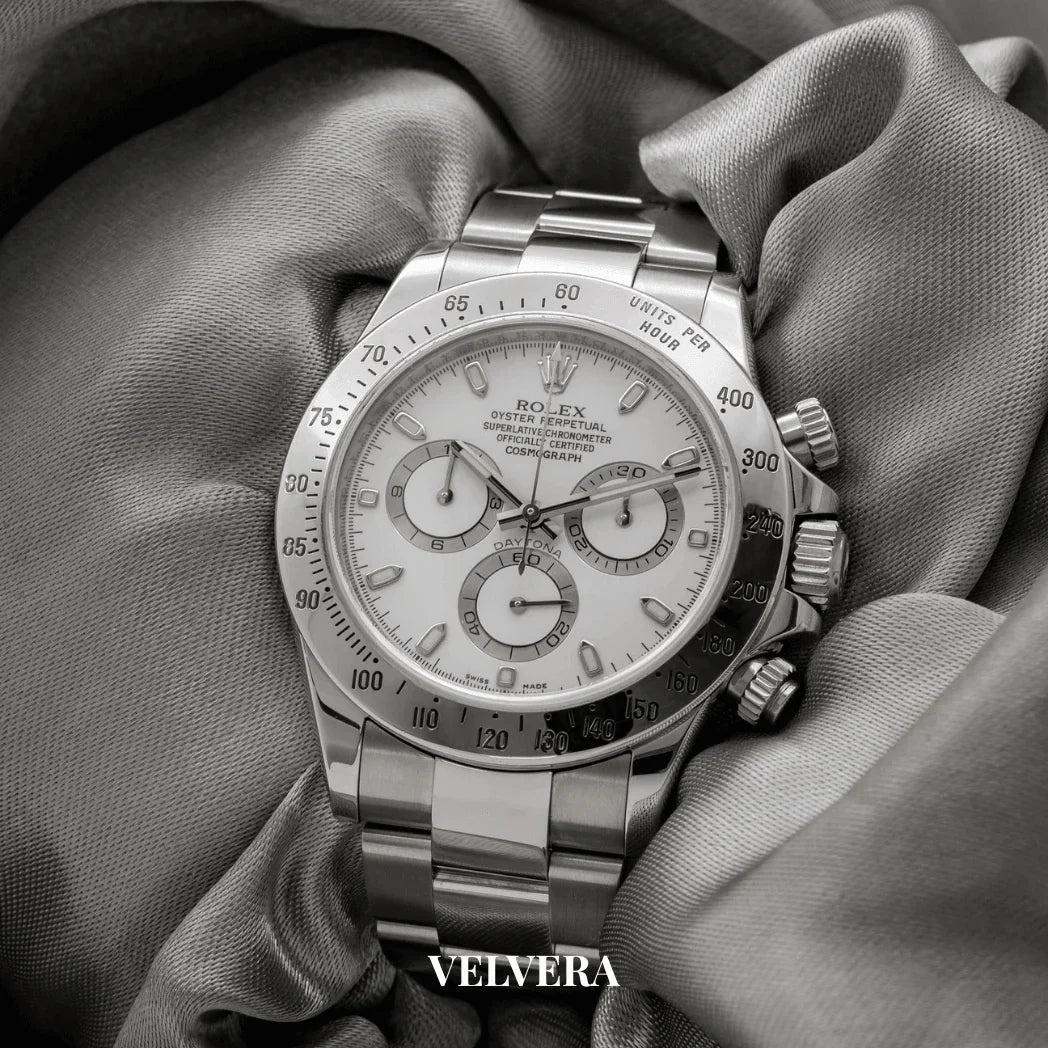 Montre Homme - Daytona White Steel