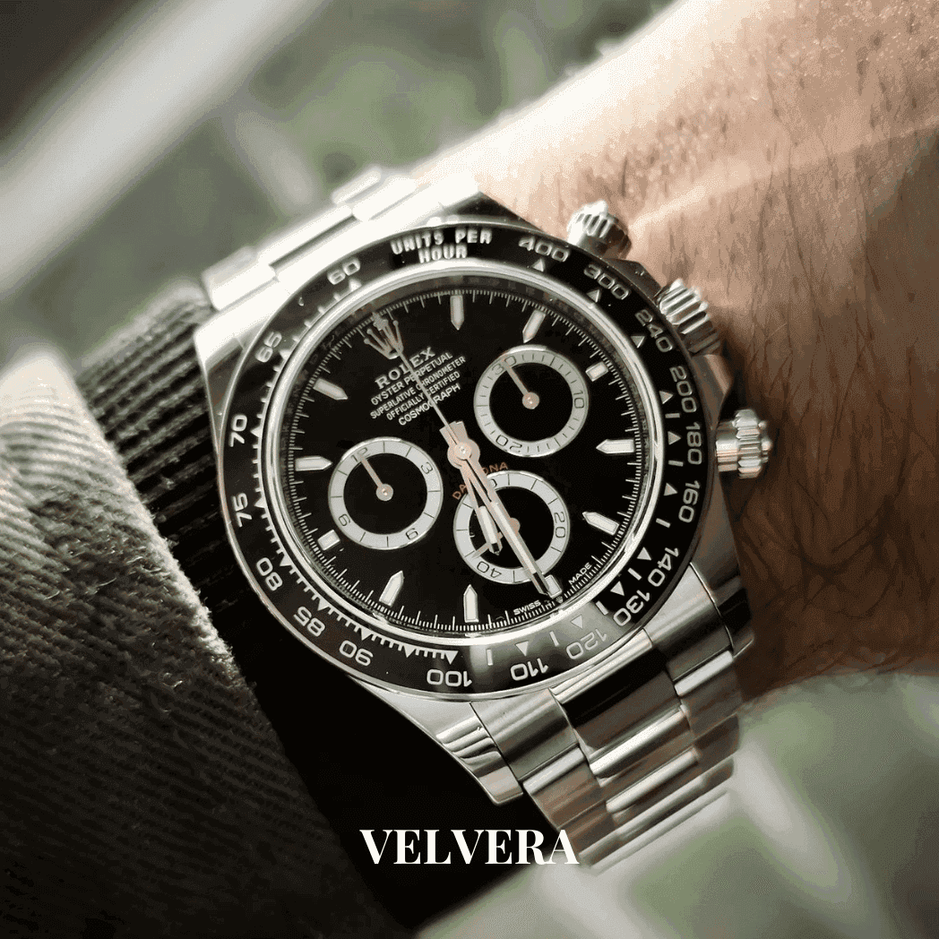 Montre Homme - Daytona Panda et Noir - VELVERA