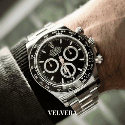 Montre Homme - Daytona Panda et Noir - VELVERA