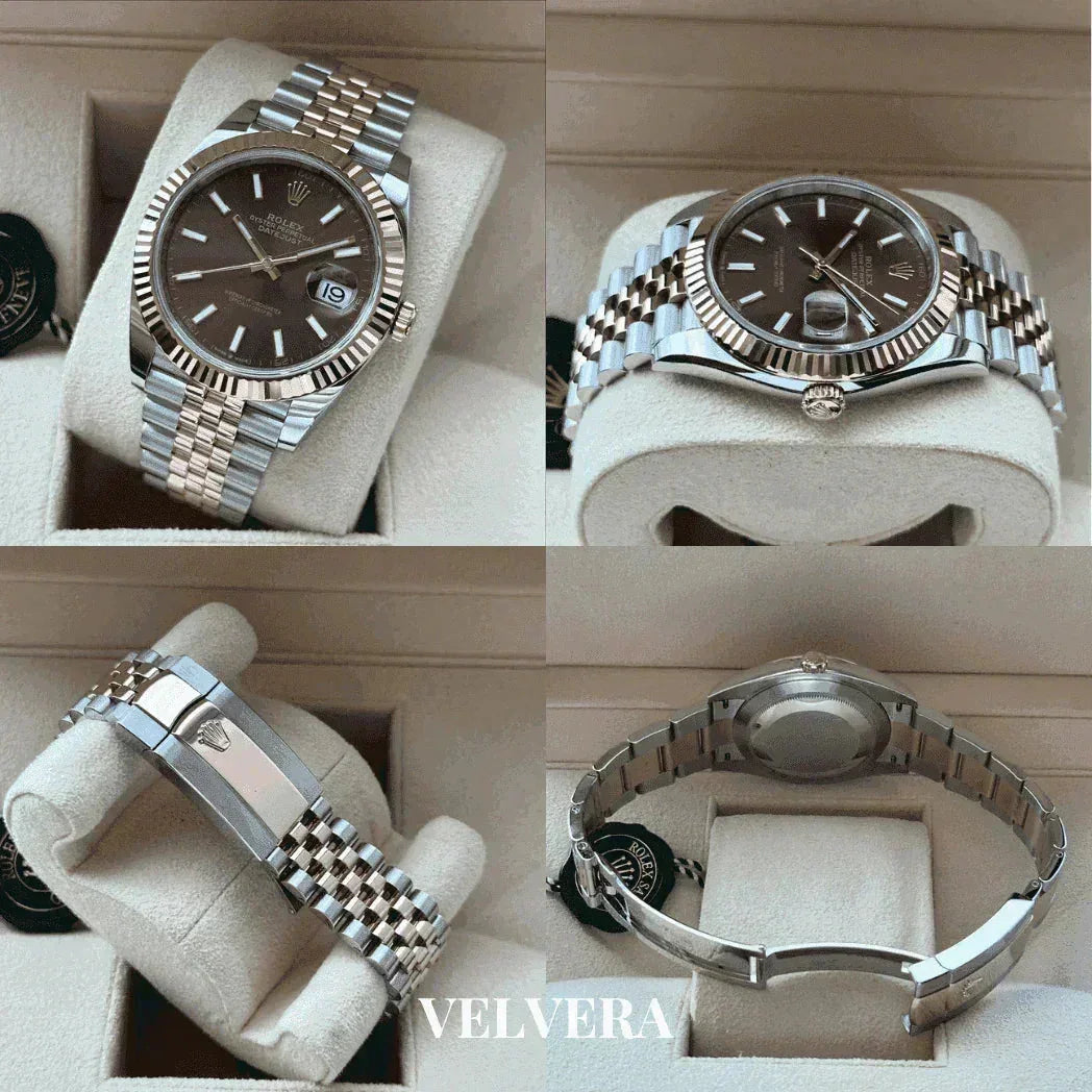 Montre Homme - Datejust chocolat - Ma boutique