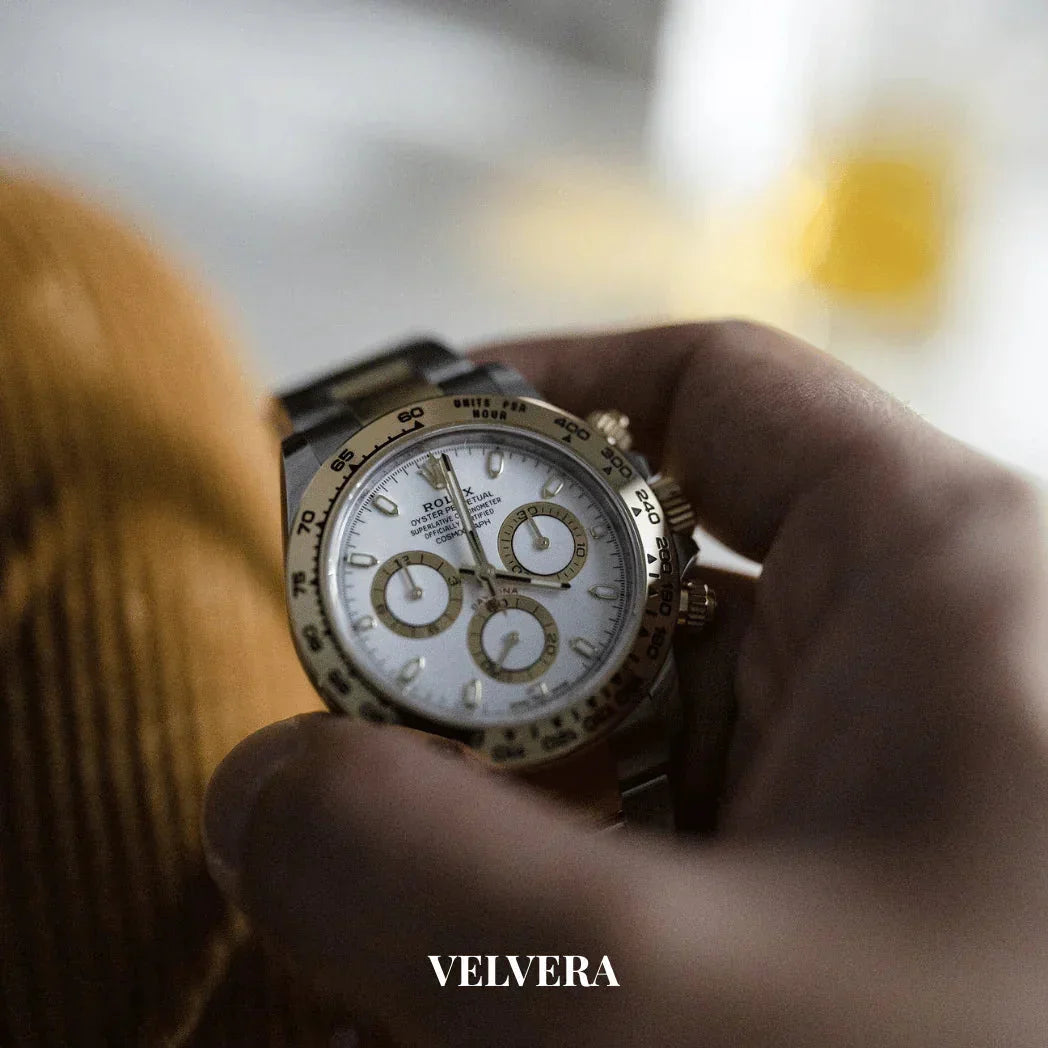 Montre Homme - Daytona Fond Blanc et Gold