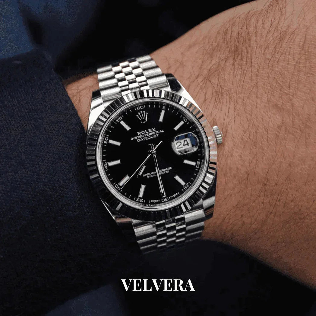 Montre Homme - Datejust 41 Noir - VELVERA