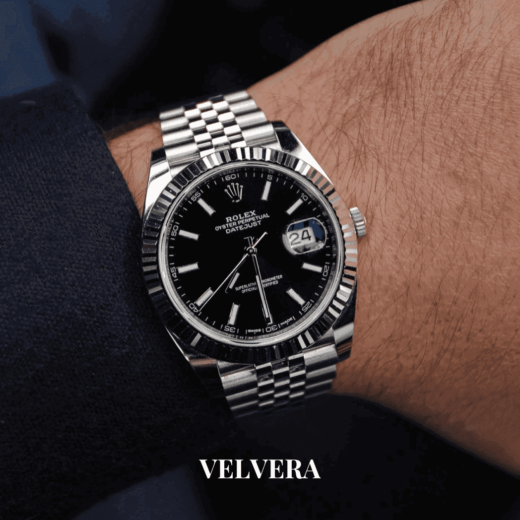 Montre Homme - Datejust 41 Noir - VELVERA