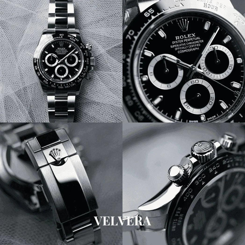Montre Homme - Daytona Panda et Noir - VELVERA