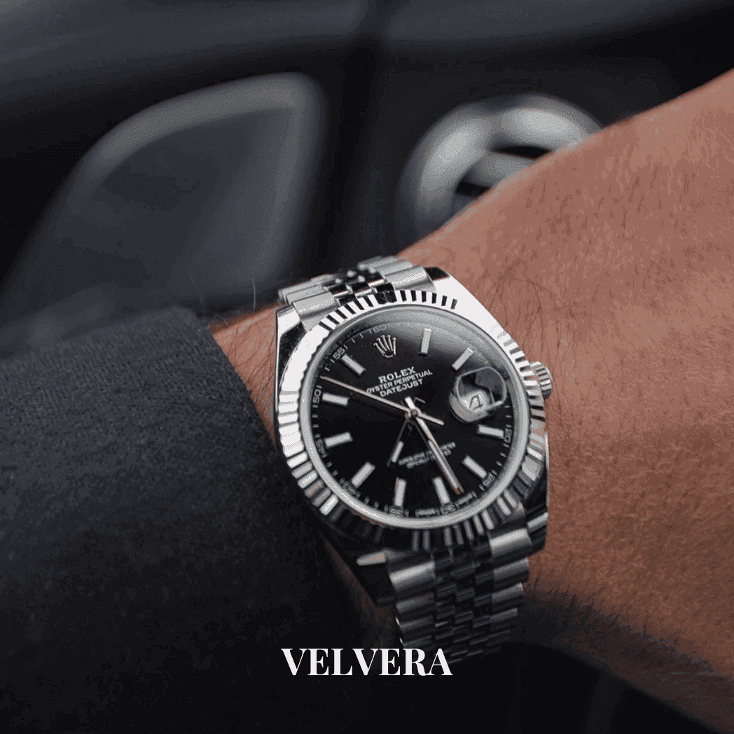 Montre Homme - Datejust 41 Noir - VELVERA