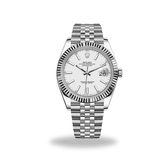 Montre Homme - Datejust 41 Blanc - VELVERA