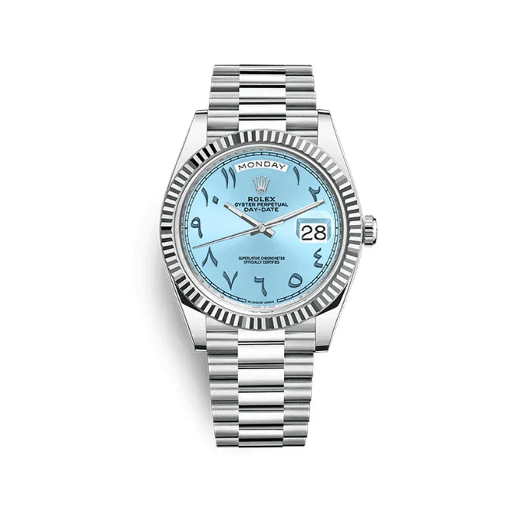 Montre Homme - Day-Date Arabic Blue Dial - Ma boutique