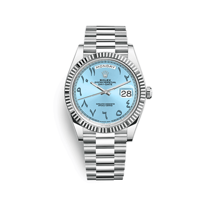 Montre Homme - Day-Date Arabic Blue Dial