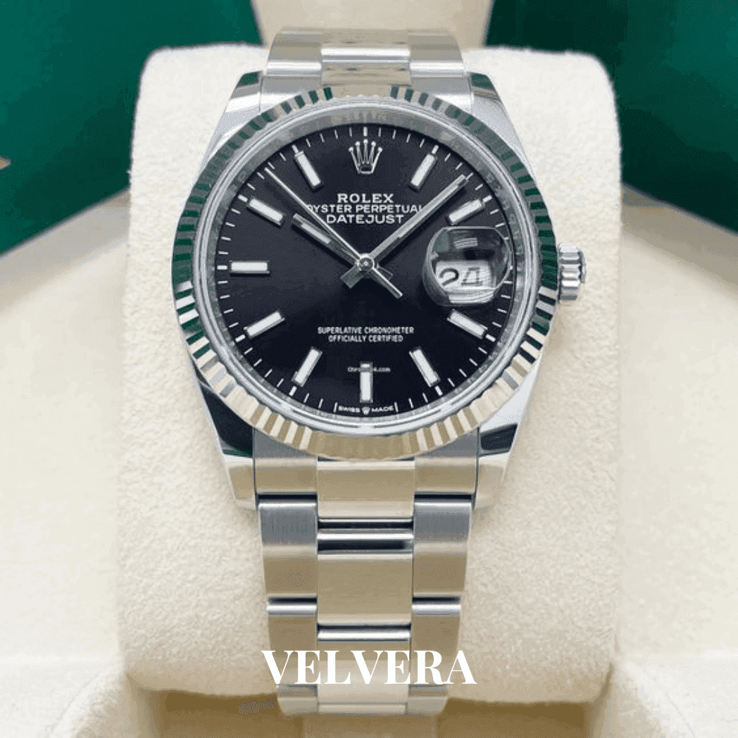 Montre Homme - Datejust 41 Noir - VELVERA