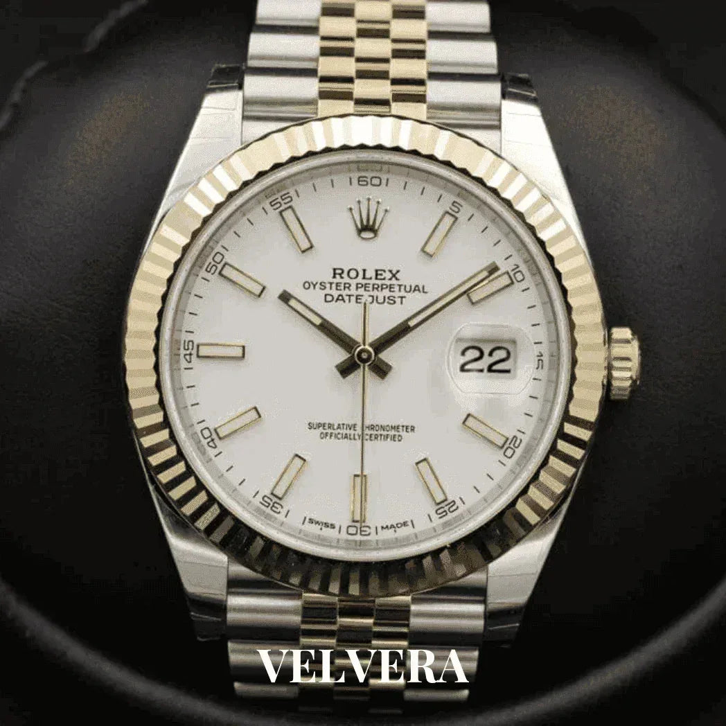 Montre Homme - Datejust Acier & Or 41 - VELVERA