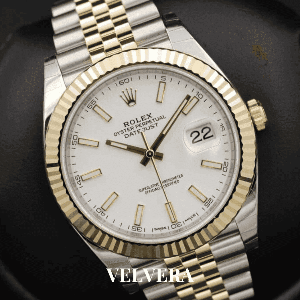 Montre Homme - Datejust Acier & Or 41 - VELVERA